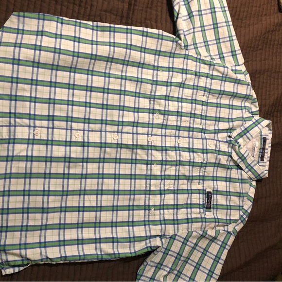 Men’s Columbia PFG, short sleeve button down size large shirt worn one time - Picture 2 of 4